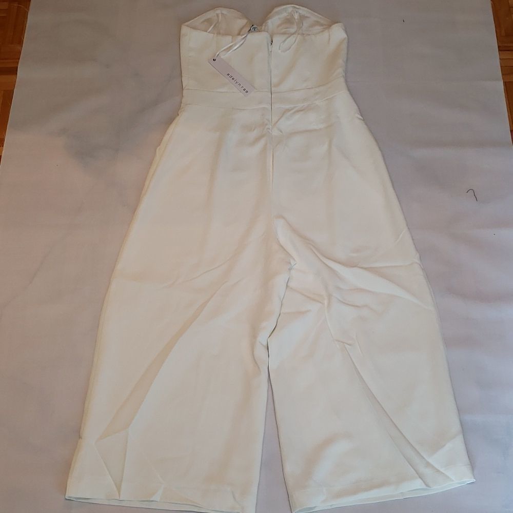 Adelyn Rae Women's Julian Strapless Culotte Jumpsuit - Picture 2 of 7